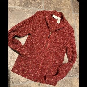 Liz Claiborne zip up cardigan